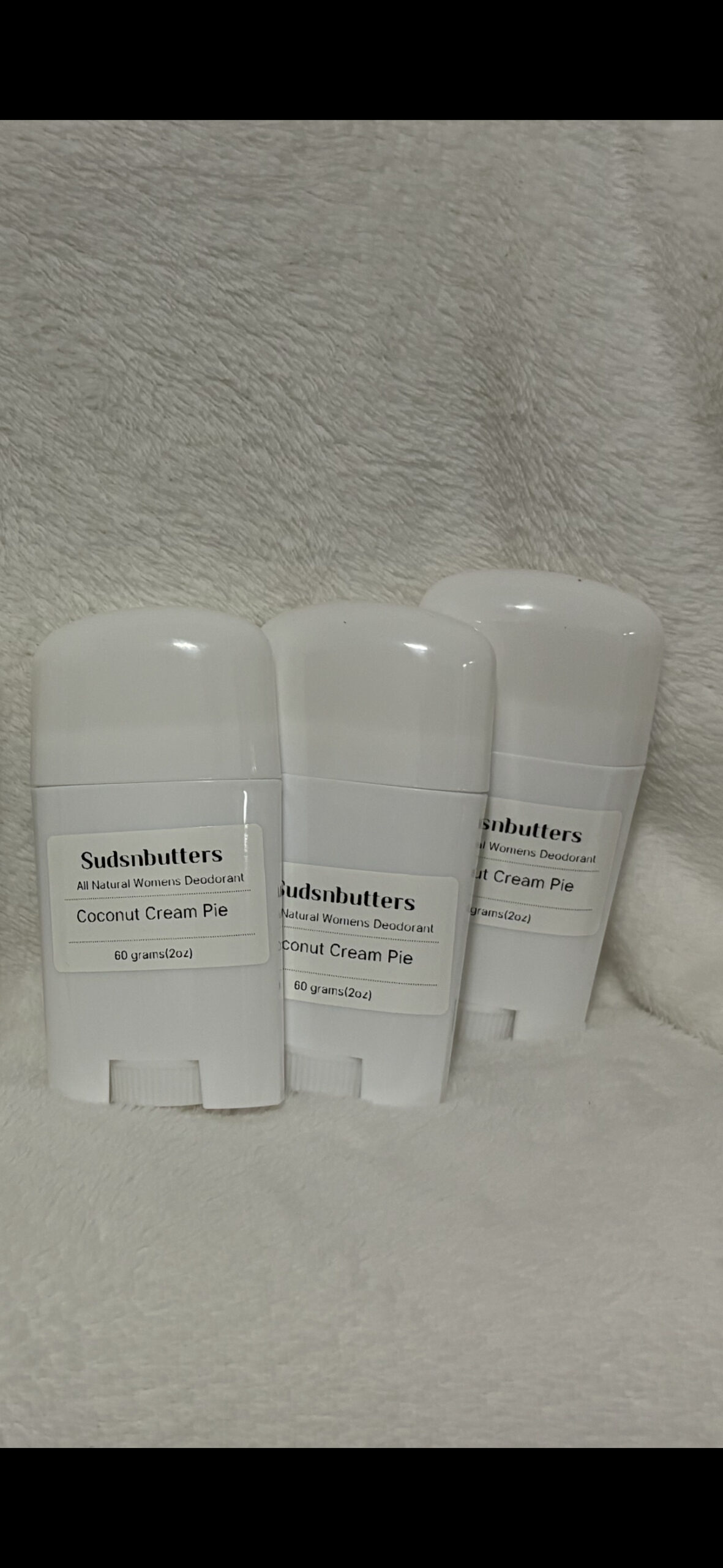 Coconut Cream Pie Deodorant for Women "Full Size"