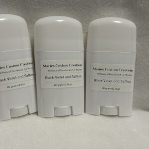 Black Violet & Saffron Deodorant Stick for Women "Full Size"