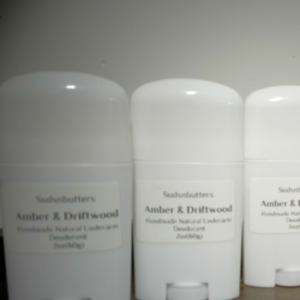 Amber and Driftwood Underarm Deodorant "Full Size"