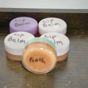 Peach Chapstick/Lip Balm Natural