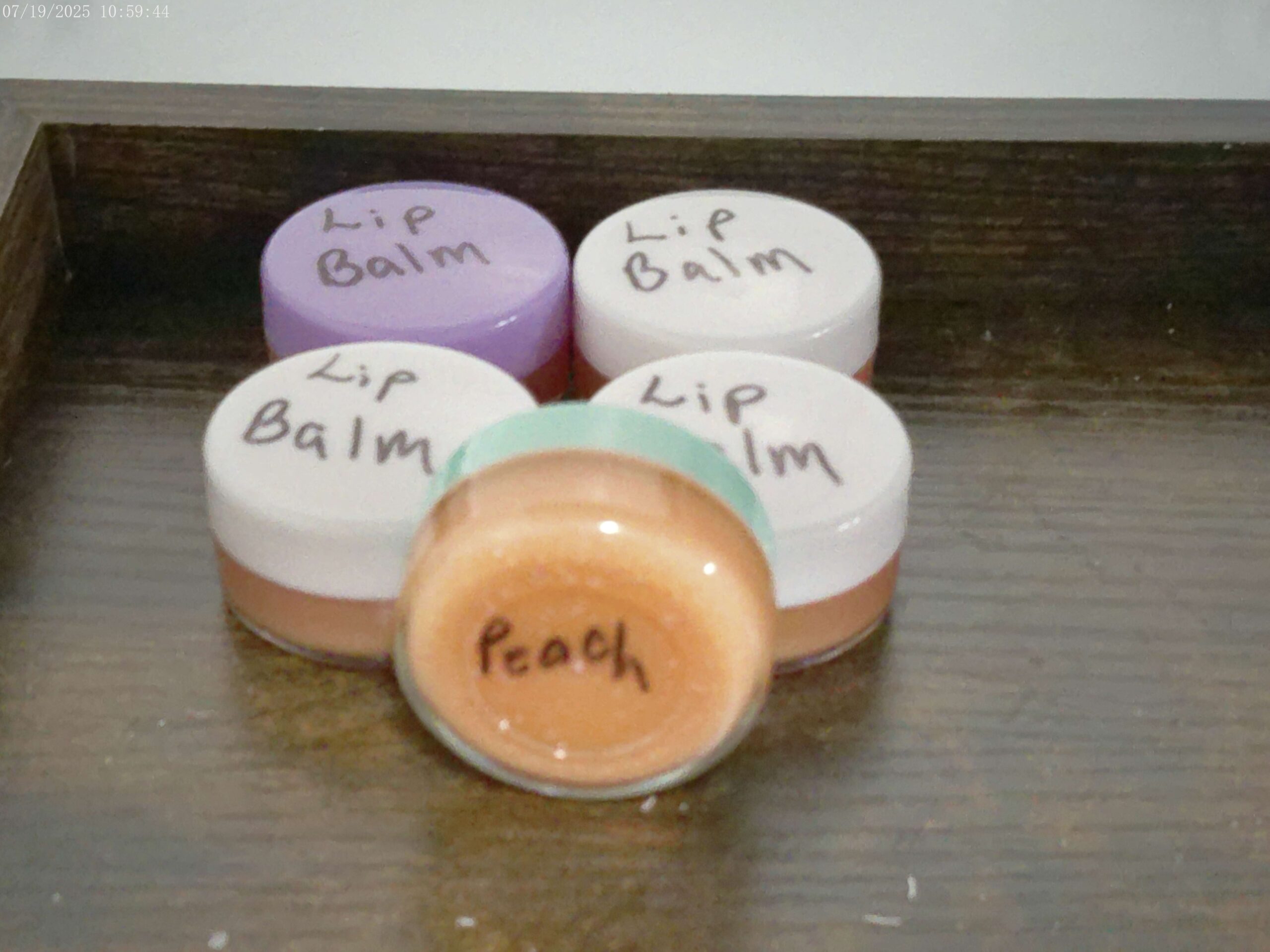Peach Chapstick/Lip Balm Natural