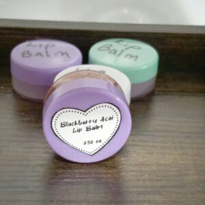 Blackberry Acai Chapstick/Lip Balm Natural
