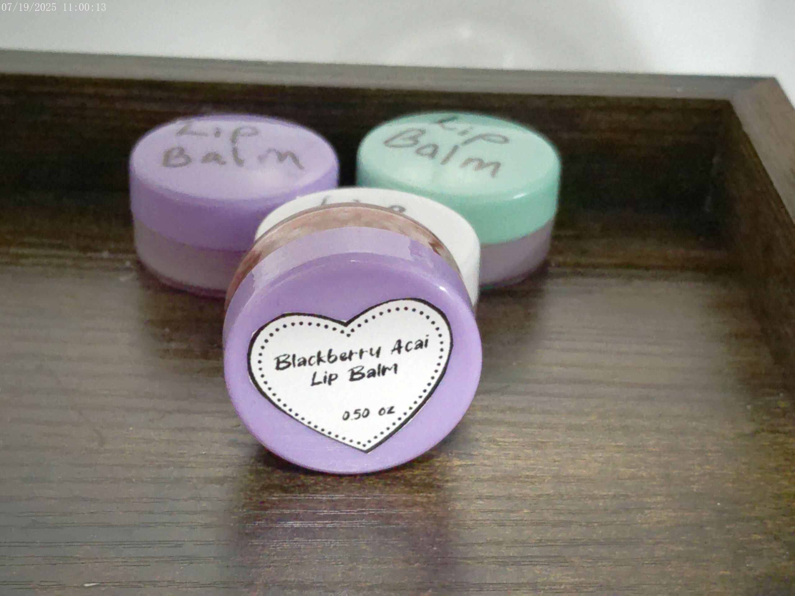 Blackberry Acai Chapstick/Lip Balm Natural